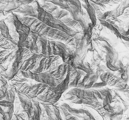 Multidirectional hillshade Multidirectional hillshade